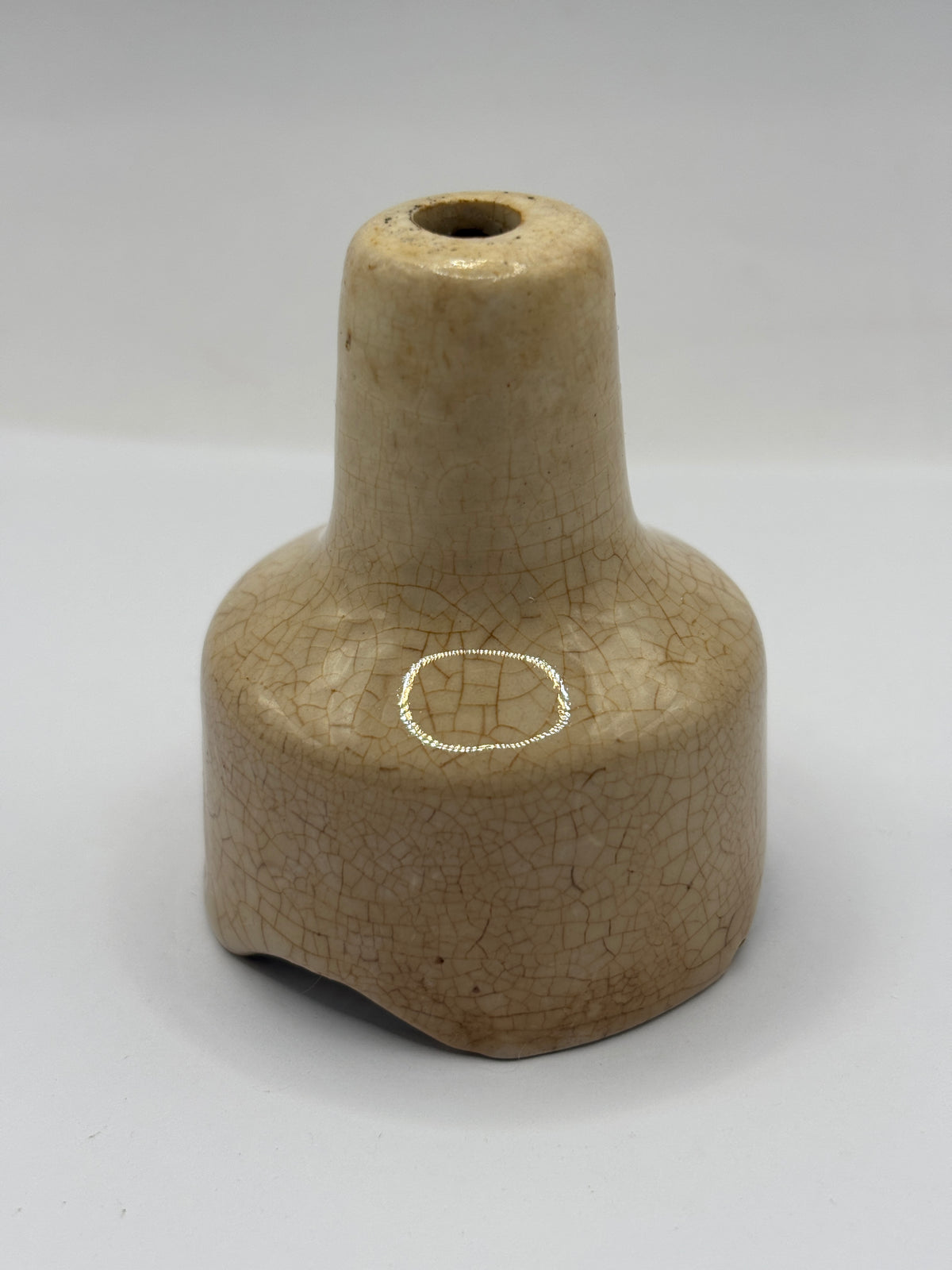 Old stoneware pie funnel