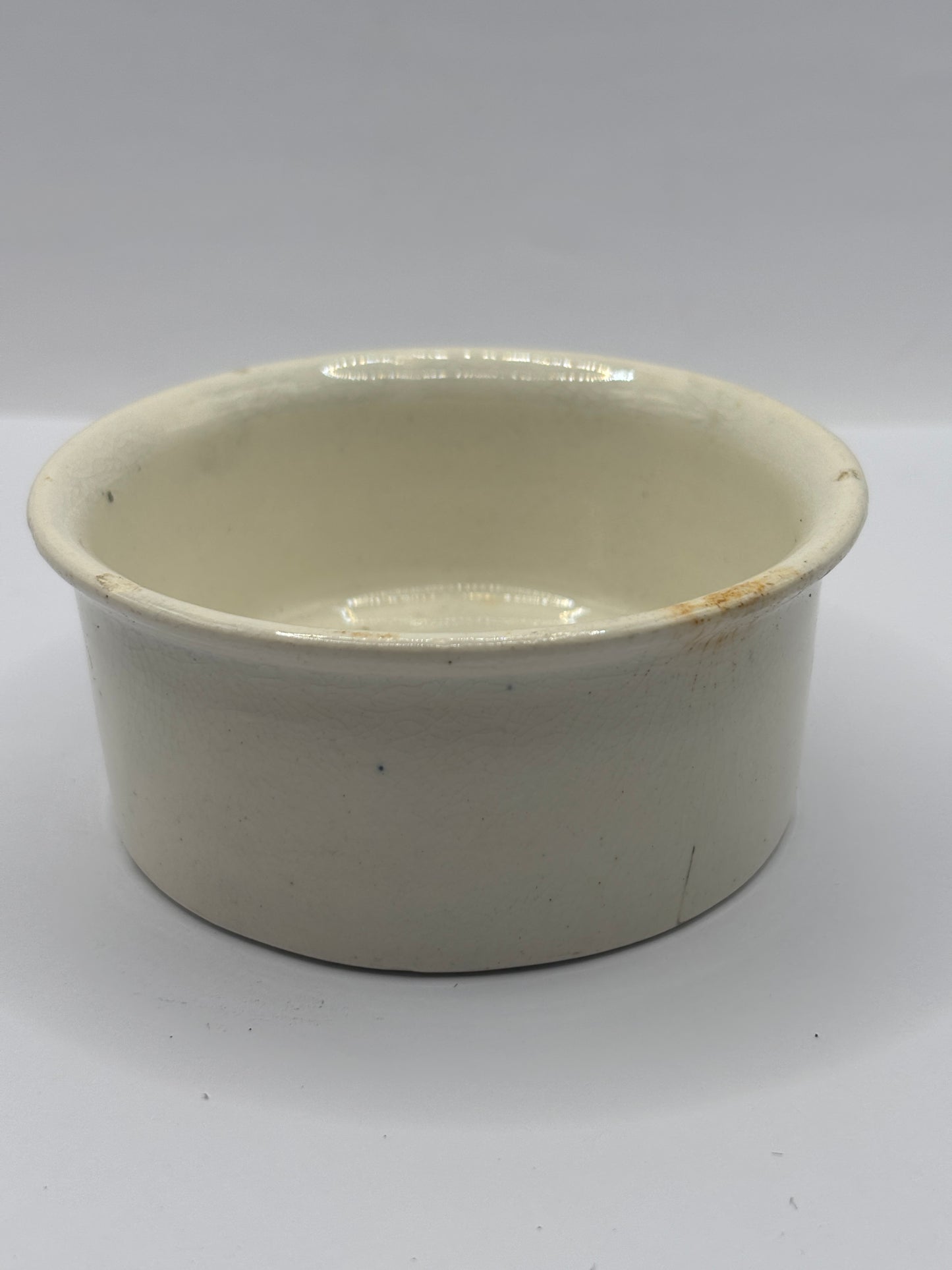 Old Springfield advertising meat paste pot, home potted meats