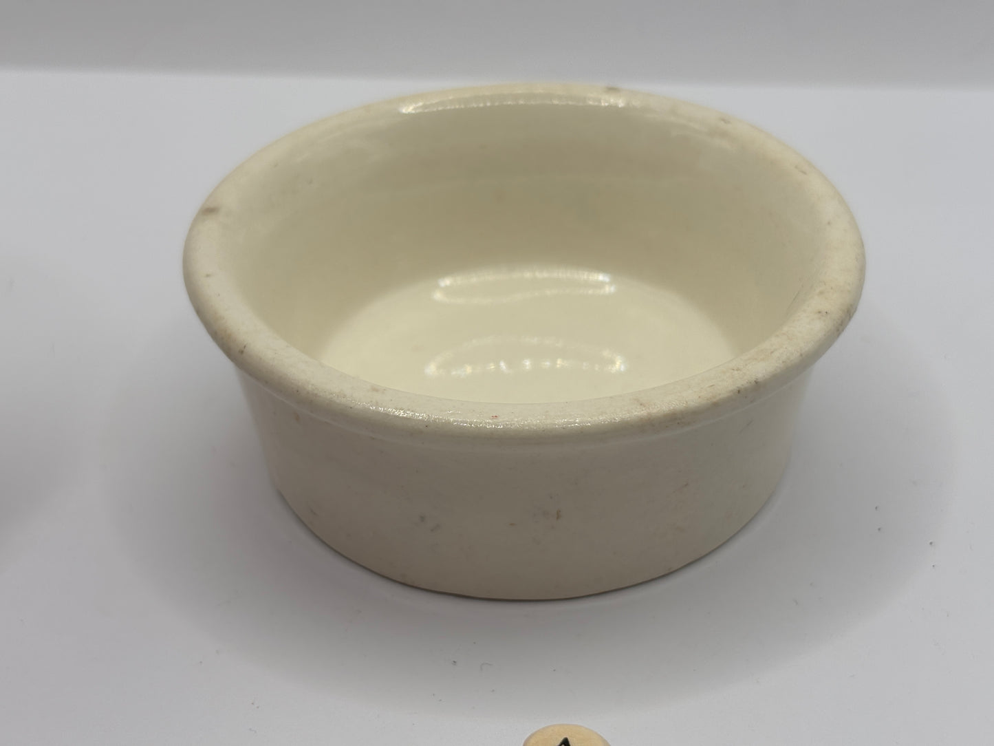 Old advertising paste pot, Youngs Morecambe Potted shrimps (A)