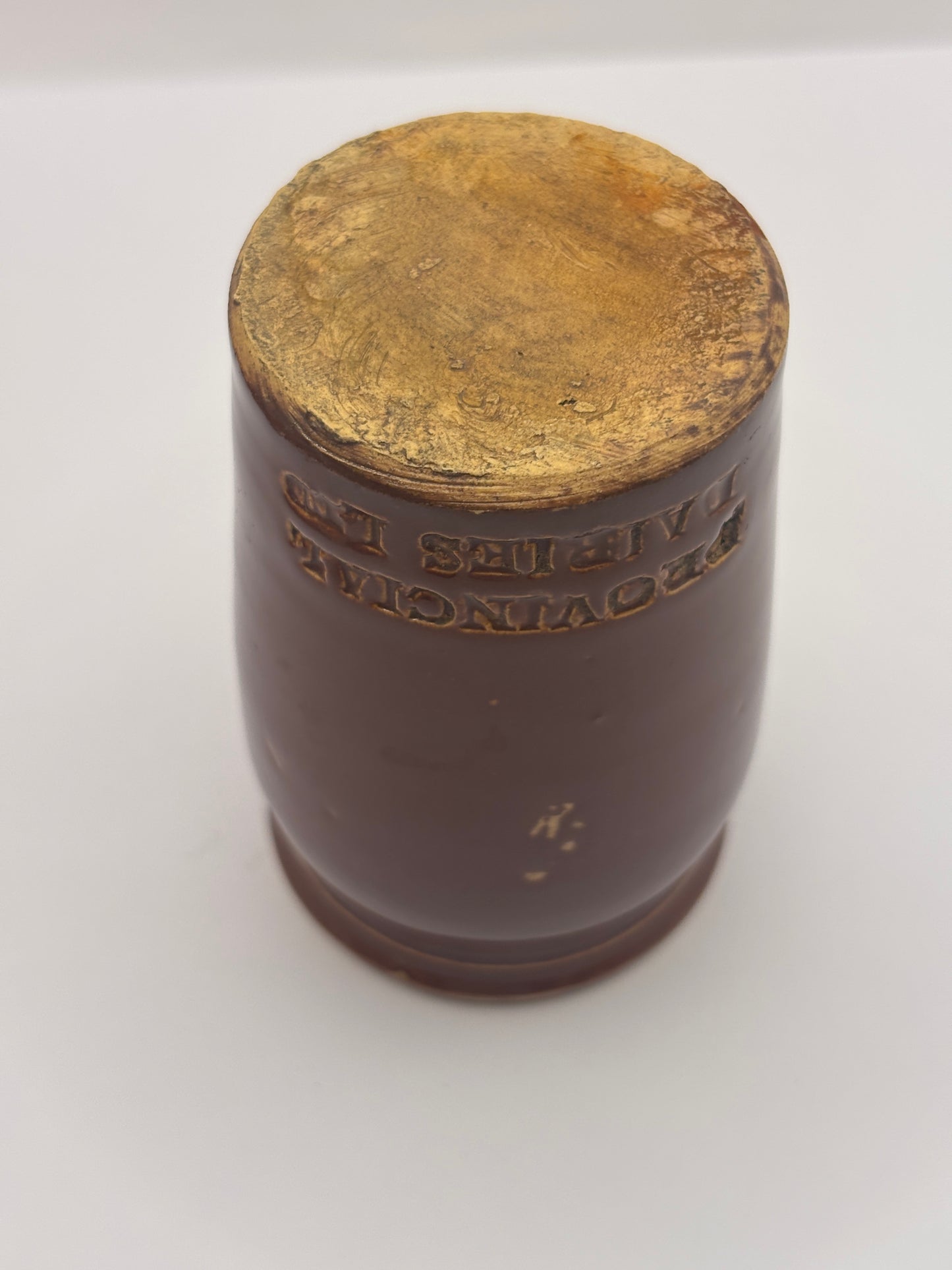 Old advertising cream pot, Provincial Dairies