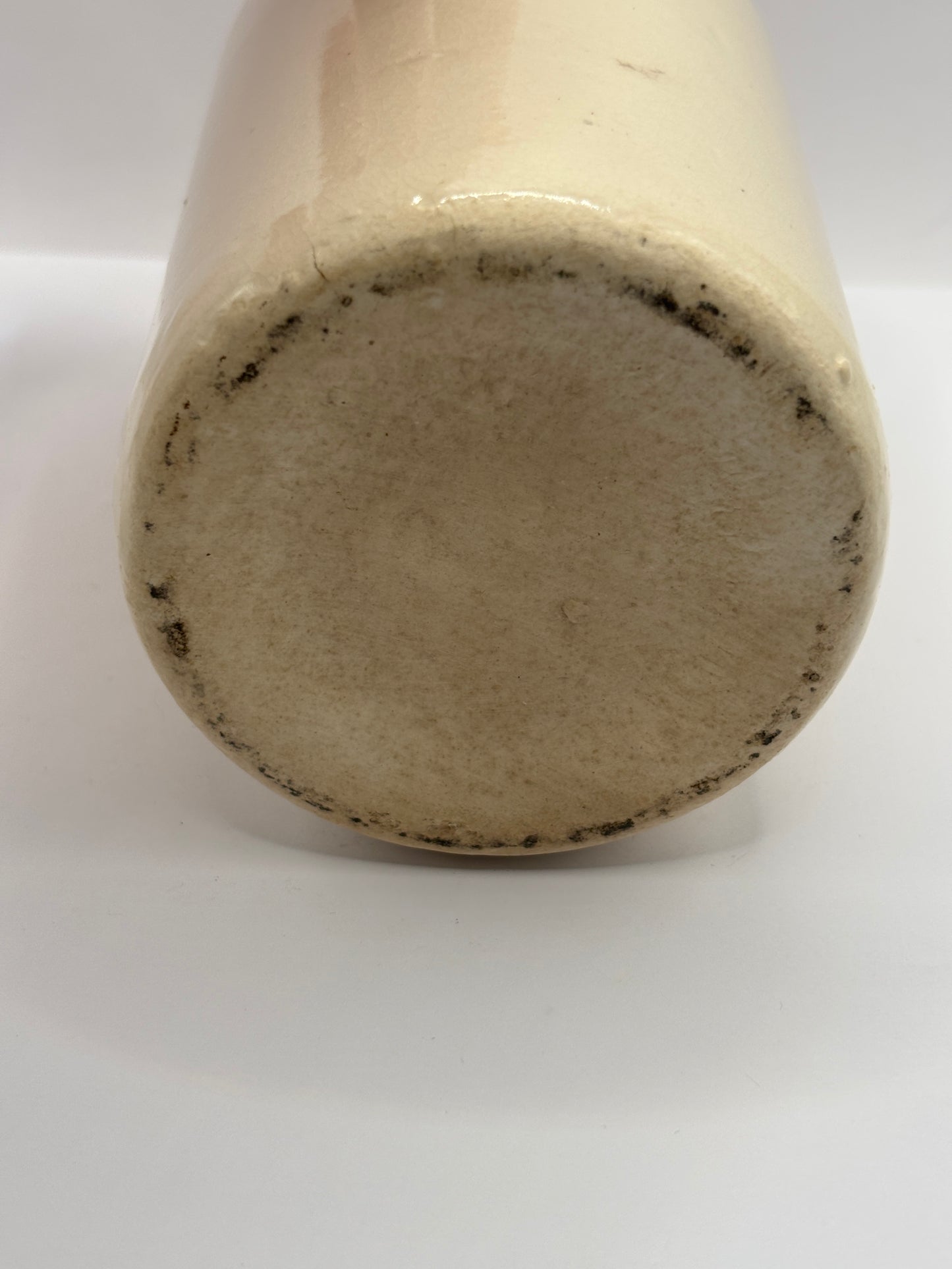Old plain stoneware marmalade jar