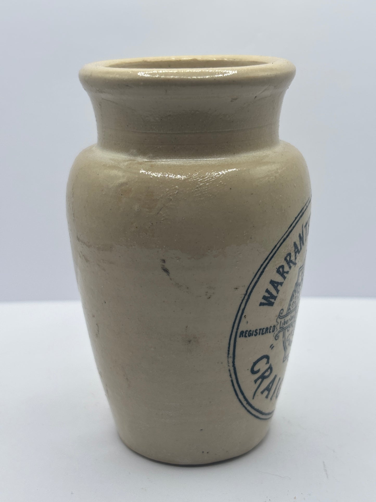 Old craigmillar cream pot