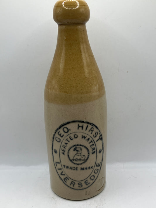 Stoneware ginger beer bottle, Liversedge