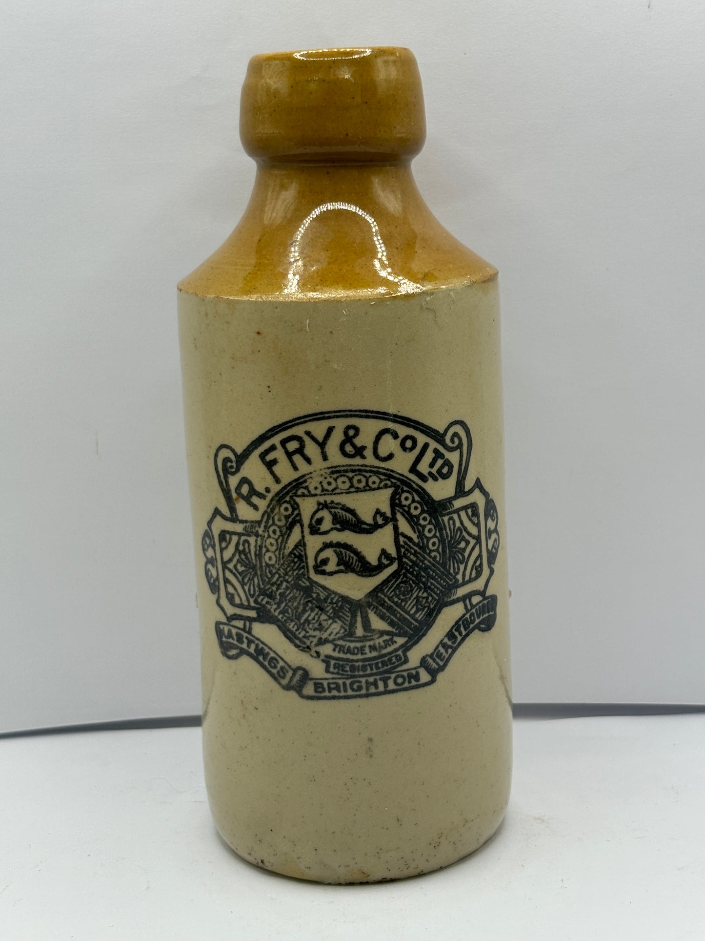 Old Fry & Co ginger beer bottle