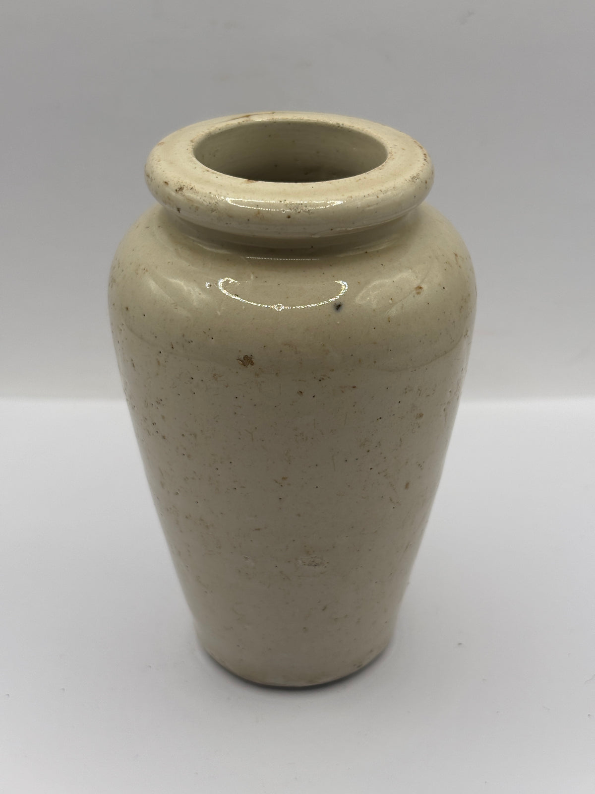 Old advertising cream pot, rich preserved cream stranraer, milkmaid