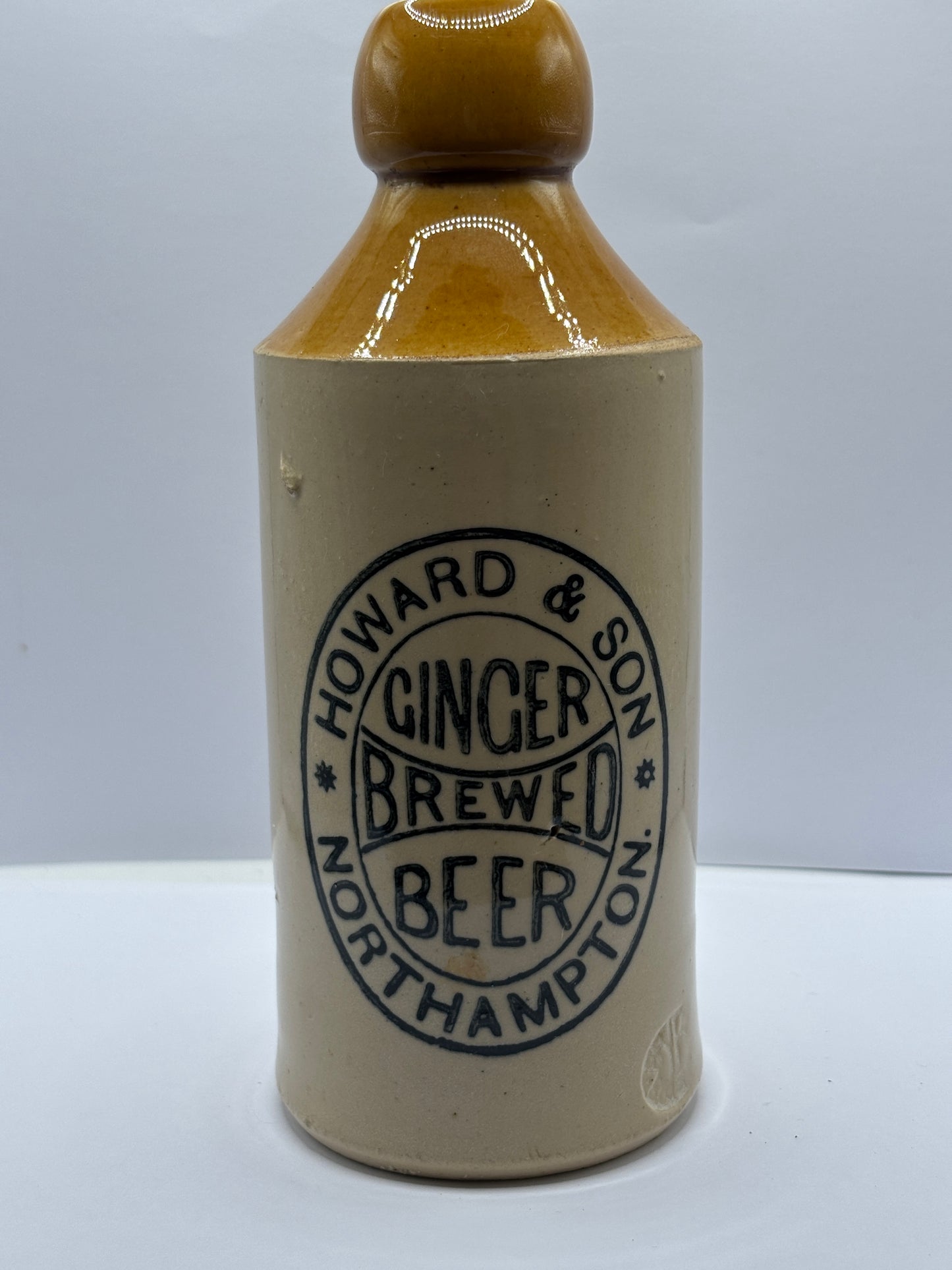 Old Northampton ginger beer bottle. Howard & Sons