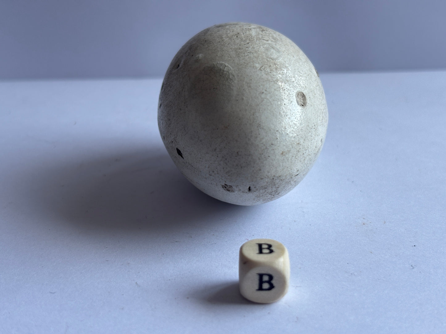 Old pot egg, dummy egg, broody egg (B)