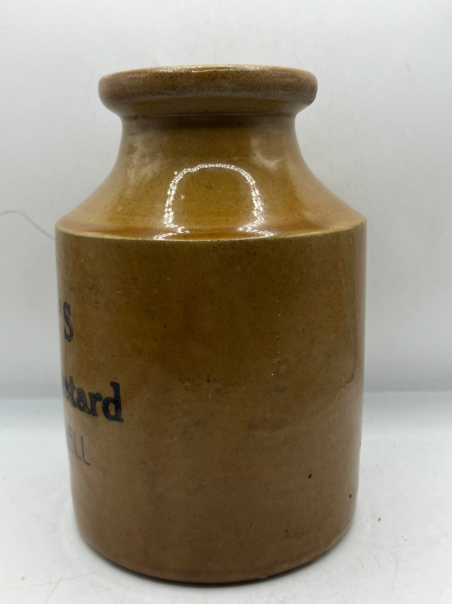 Large Brown Taylor’s mustard pot