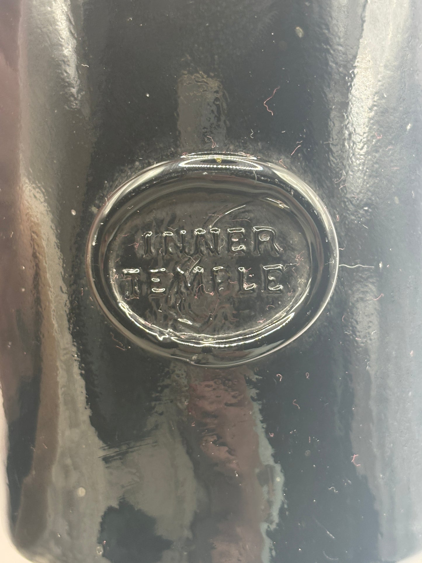 Old sealed wine bottle, Inner temple