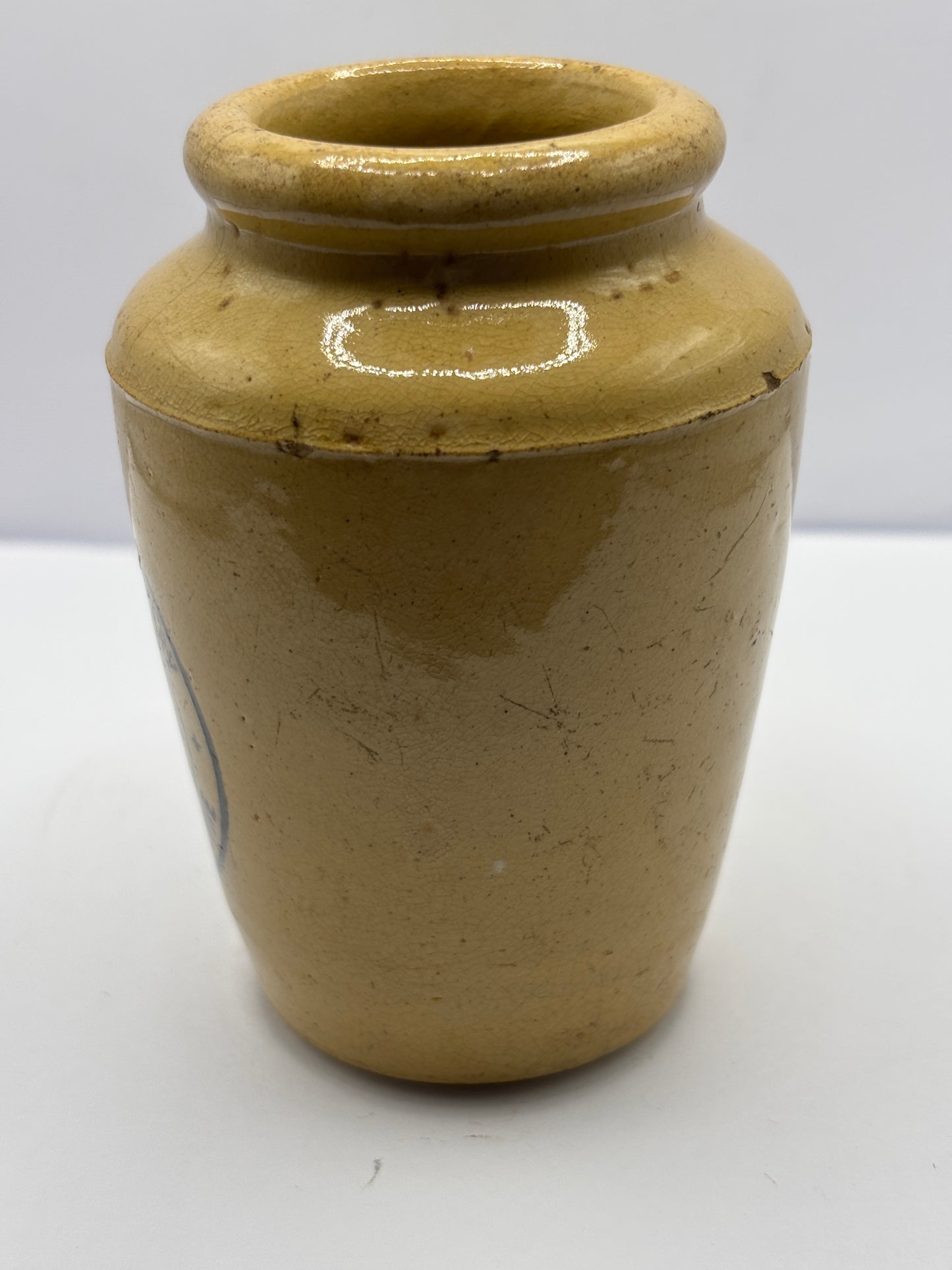 Old advertising cream pot, Greenside creamery Gibsons pure rich pasteurised cream