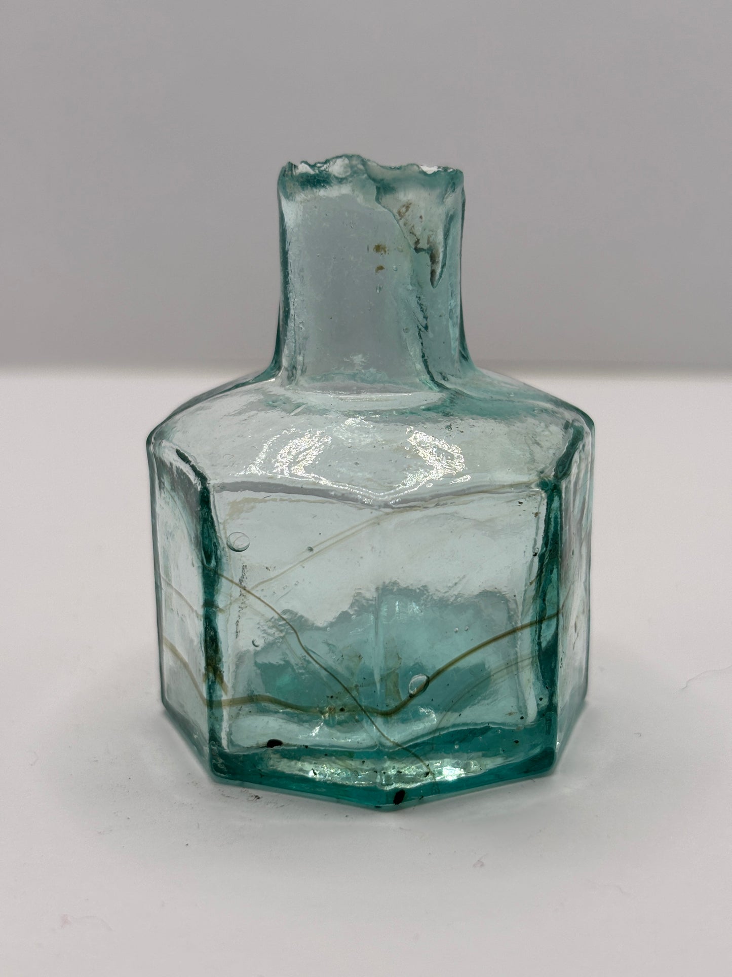 Old penny ink, inkwell. Swirly ink