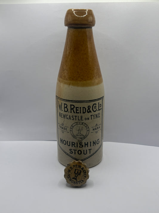 W.B Reid nourishing stout bottle, Newcastle on Tyne