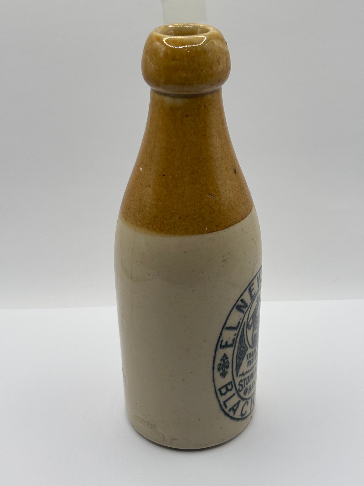 Old Blackpool ginger beer bottle, EL Newsome