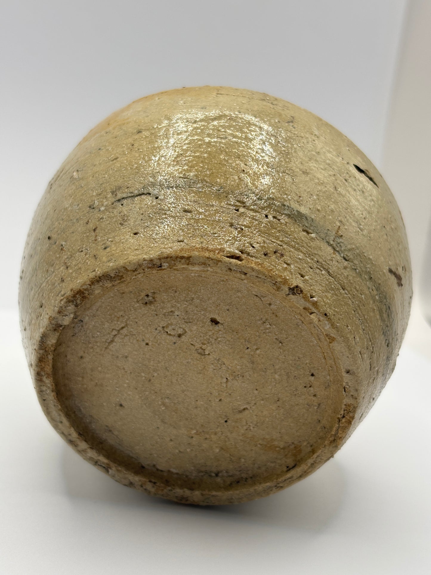 Old stoneware ginger jar (a)