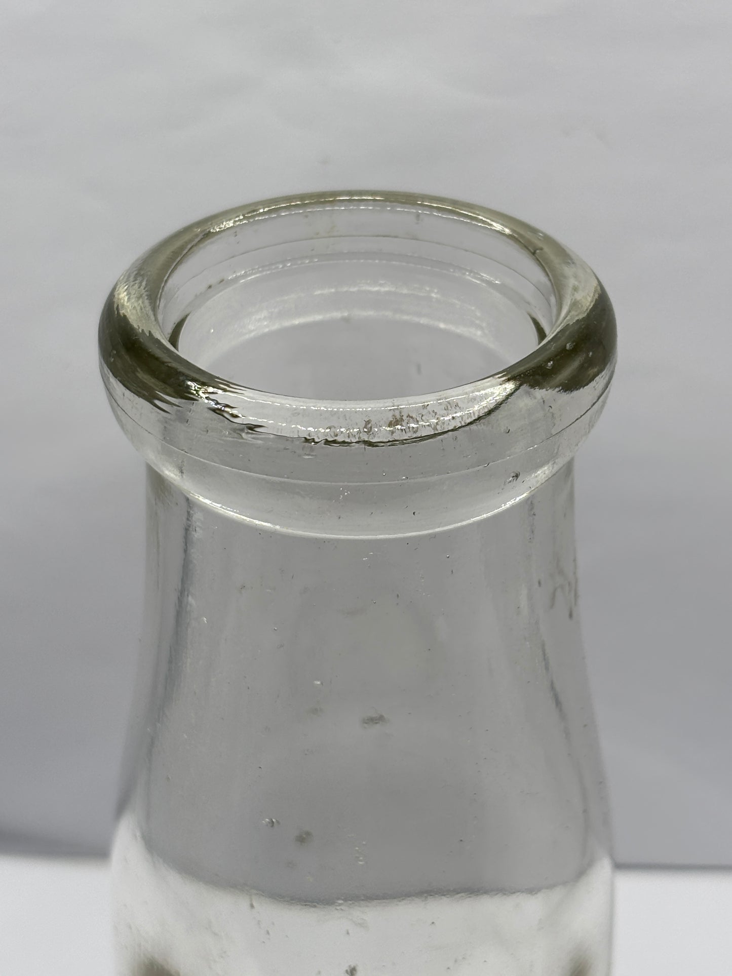 Advertising milk bottle, Threlfalls dairy Old Trafford