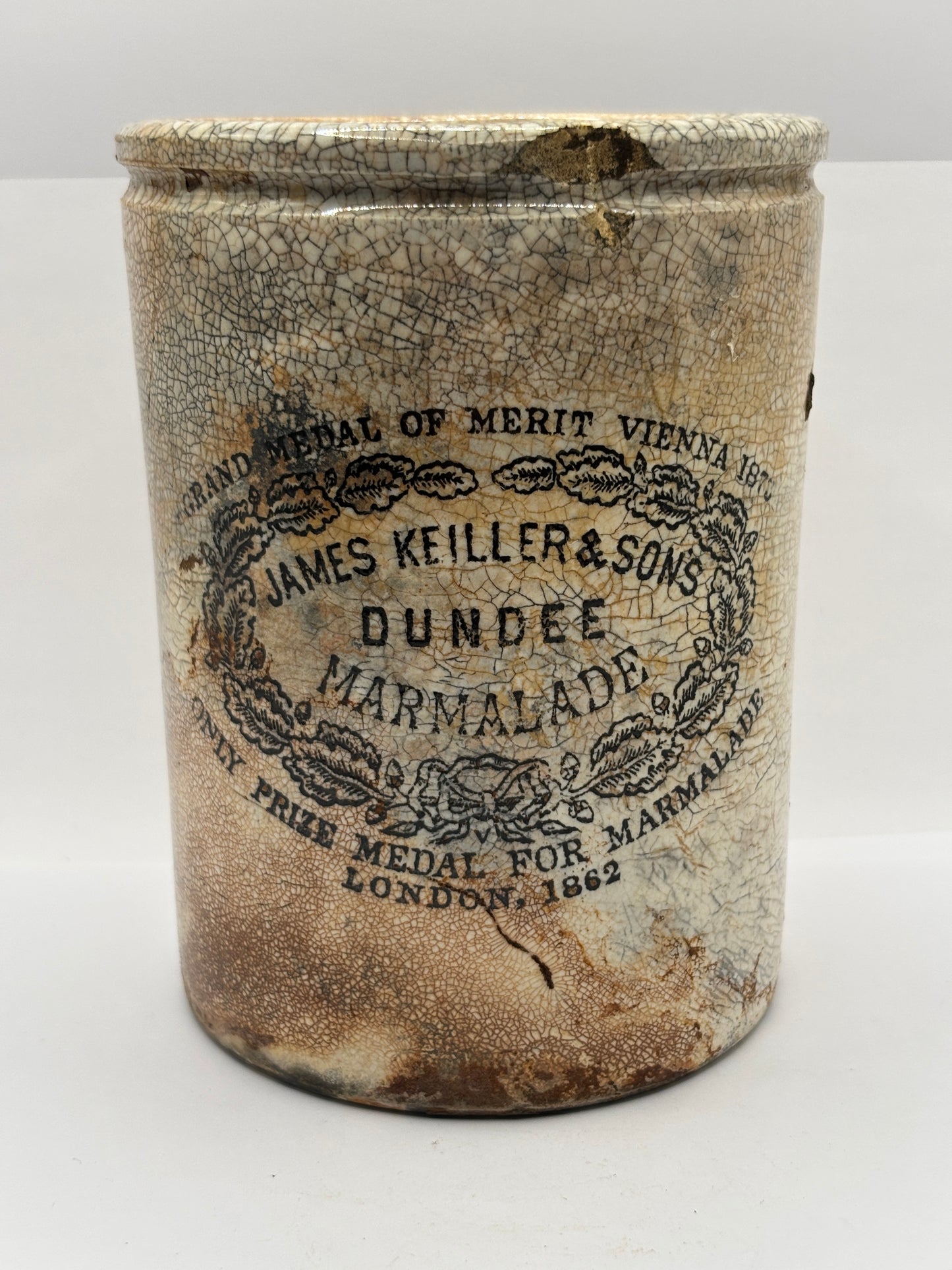 Old 2lb James Keiller dundee marmalade jar