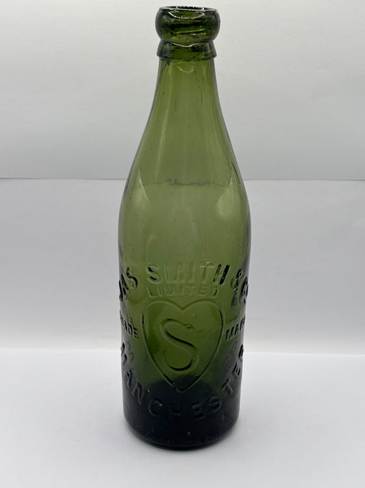 Old advertising beer bottle, Jas Smith & Co, Manchester