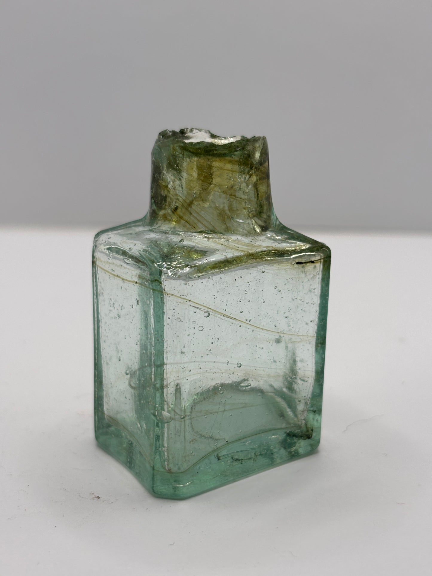 Old penny ink, inkwell. Swirly ink