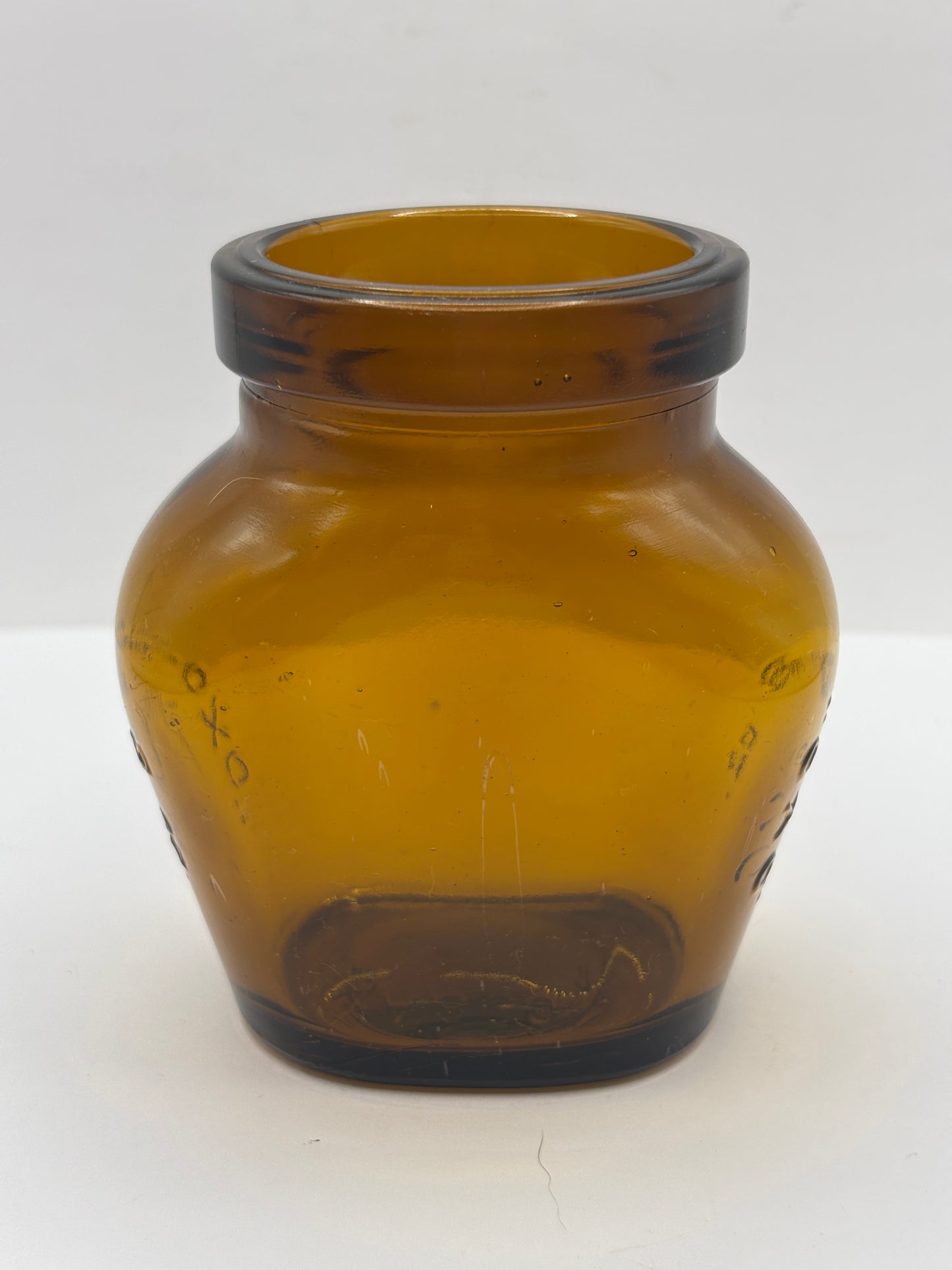 old amber glass OXO bottle 8Oz