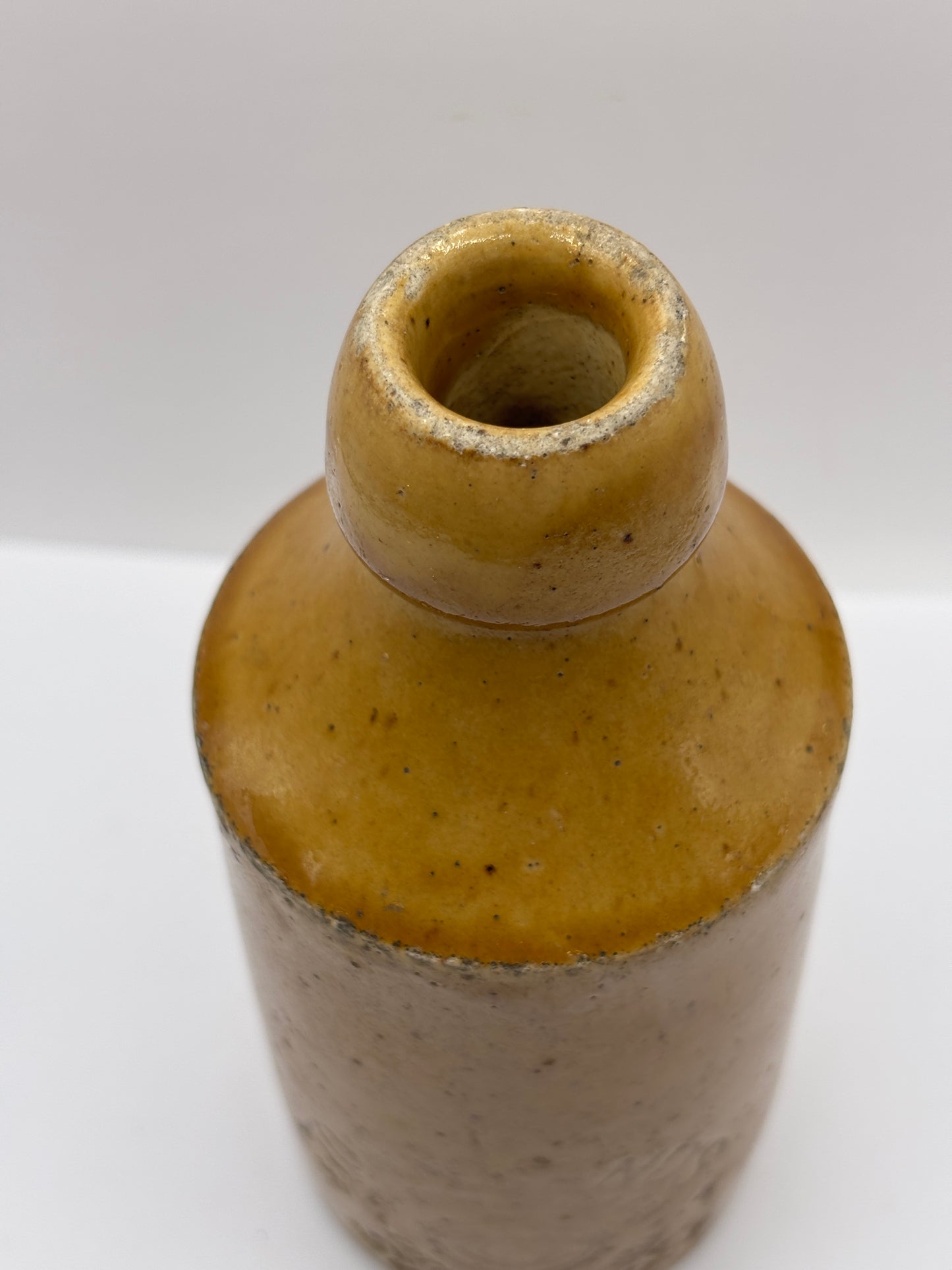 Old impressed ginger beer bottle, Townsend Salford
