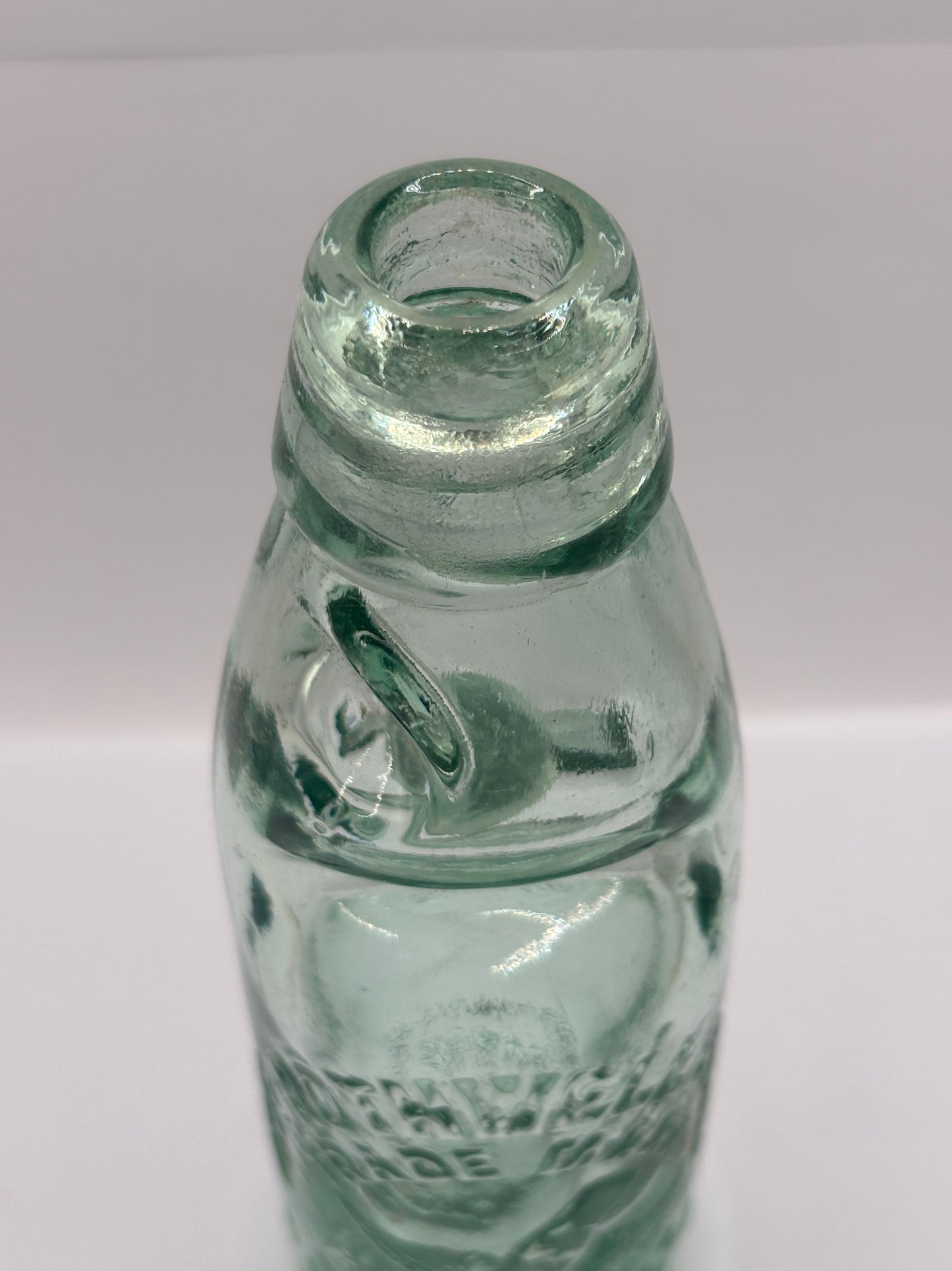 Old Bolton codd bottle, with marble. Thos Rothwell & sons