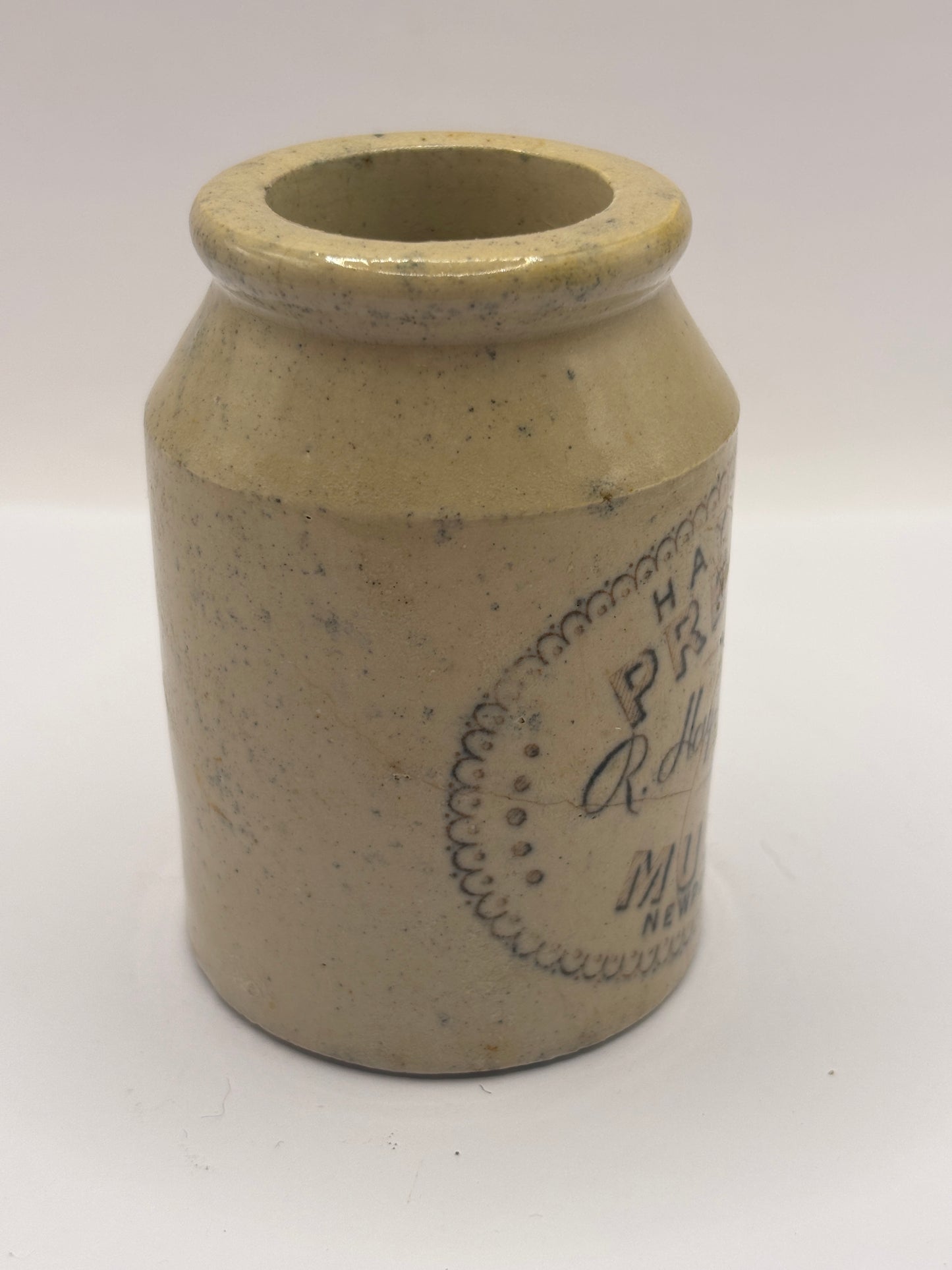 Old advertising jar, Hayllars prepared mustard