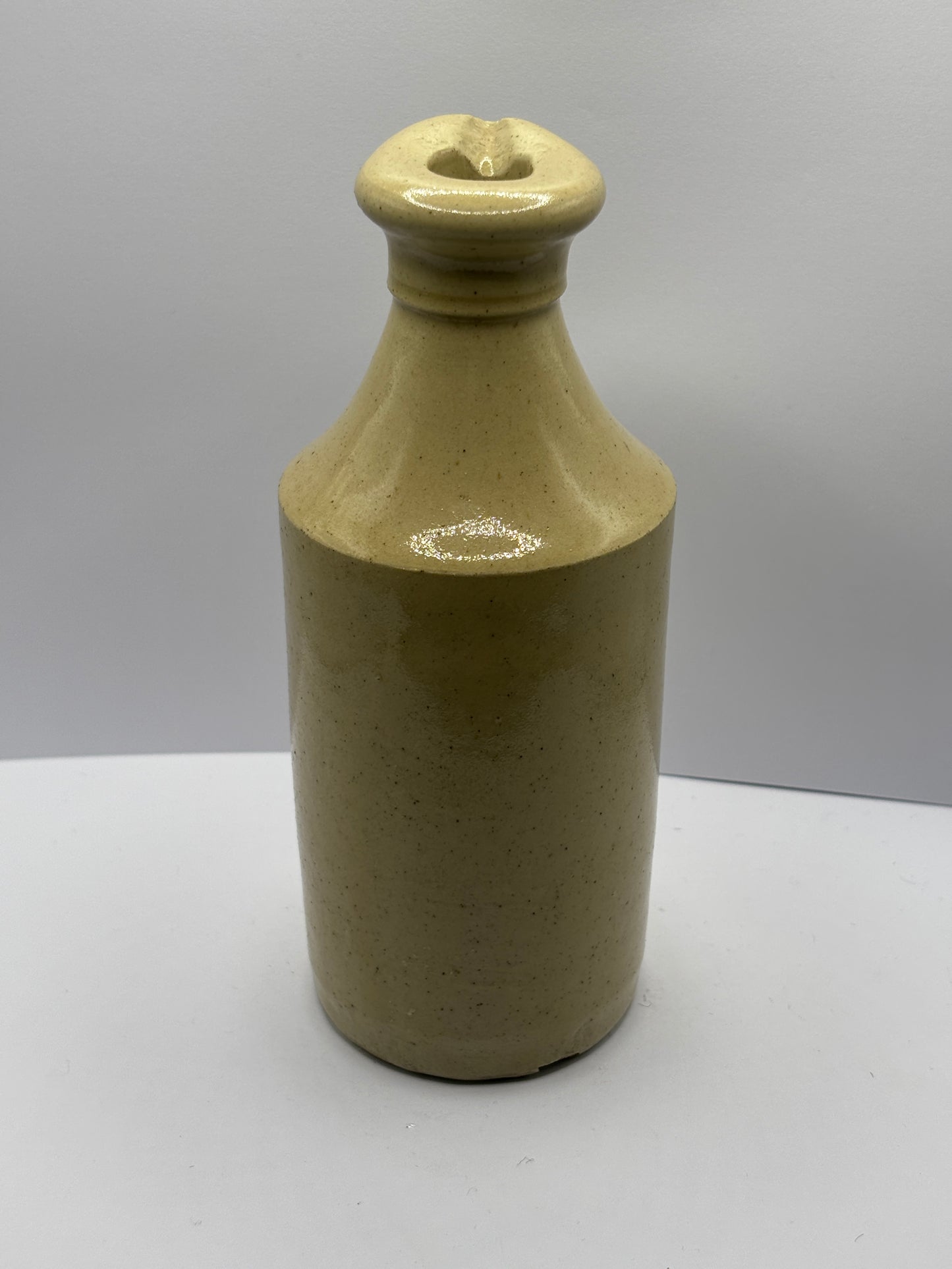 Tall stoneware ink with trade mark, FM & Co