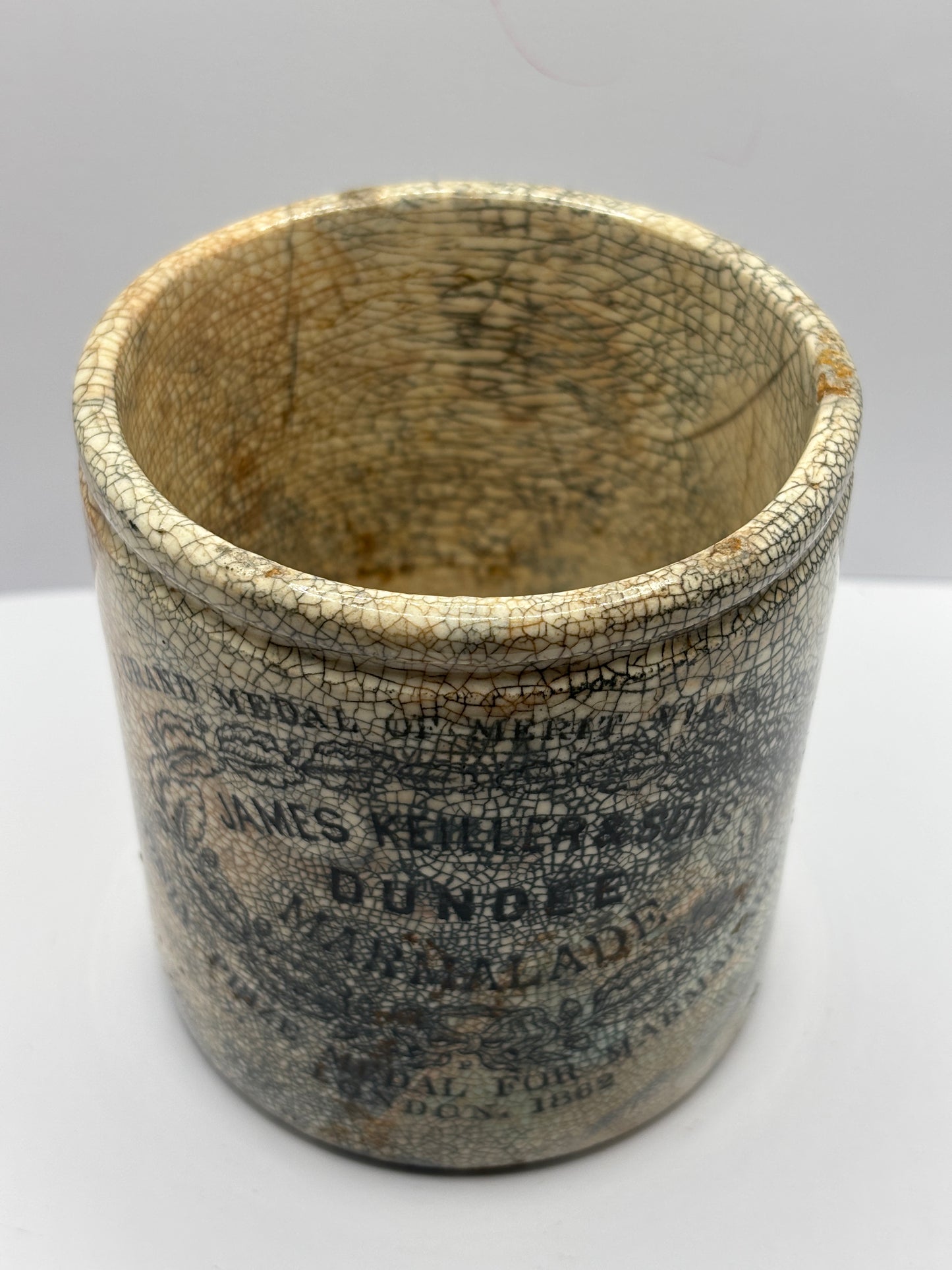 Old 1lb James Keiller Dundee marmalade jar