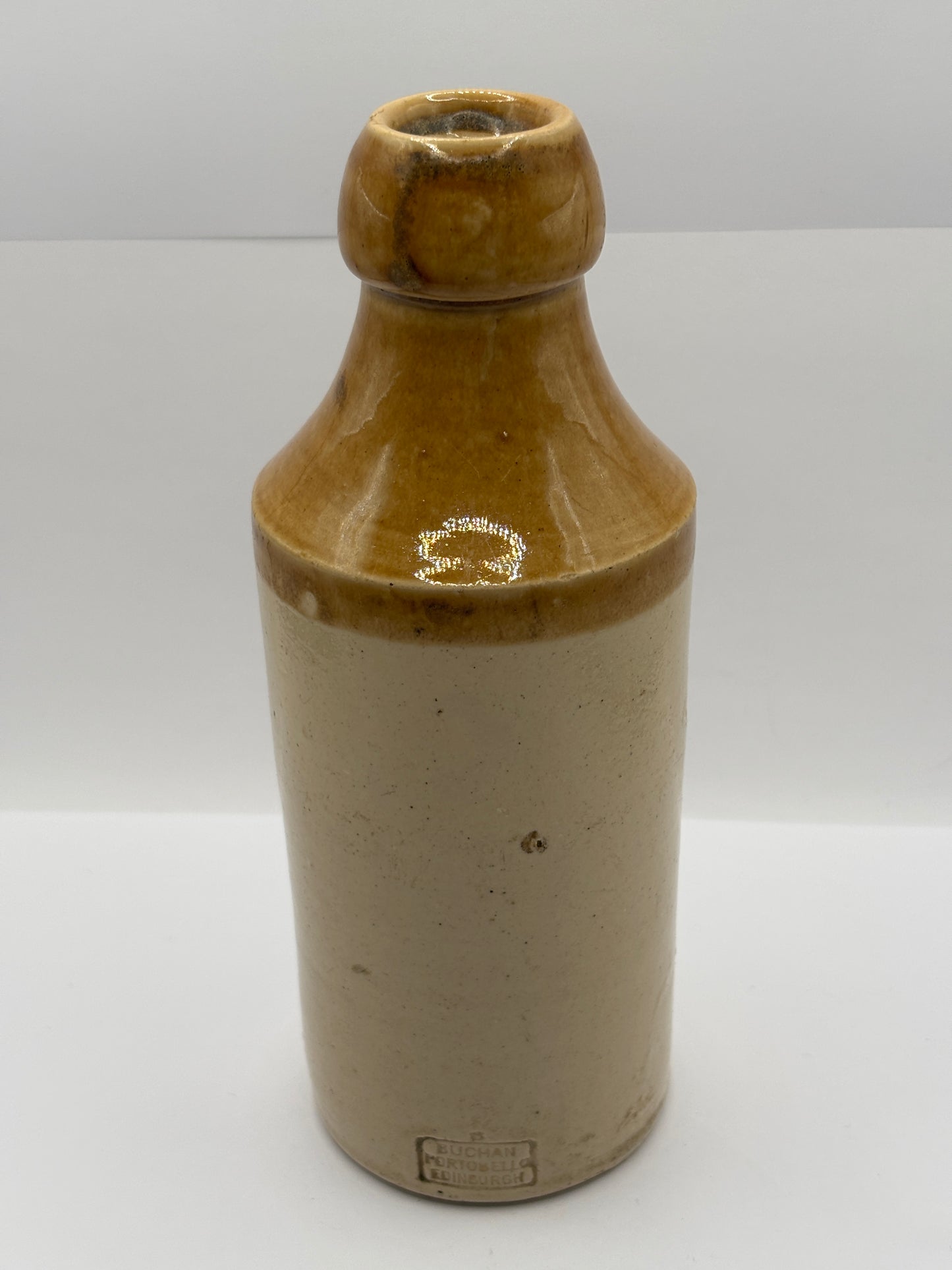 Old stoneware stout bottle, William Rows invalid dublin stout. Newcastle