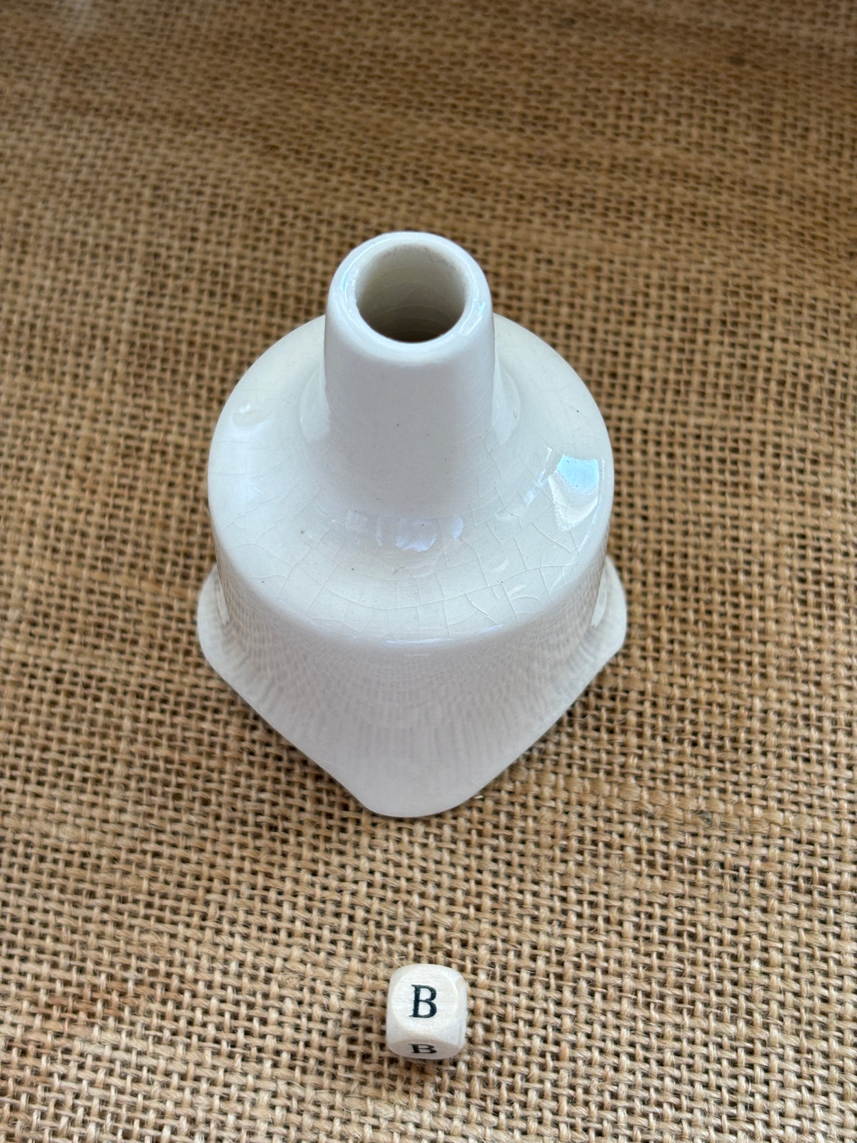 Old stoneware pie funnel (B)