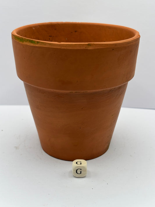 Old terracotta plant pot (g)