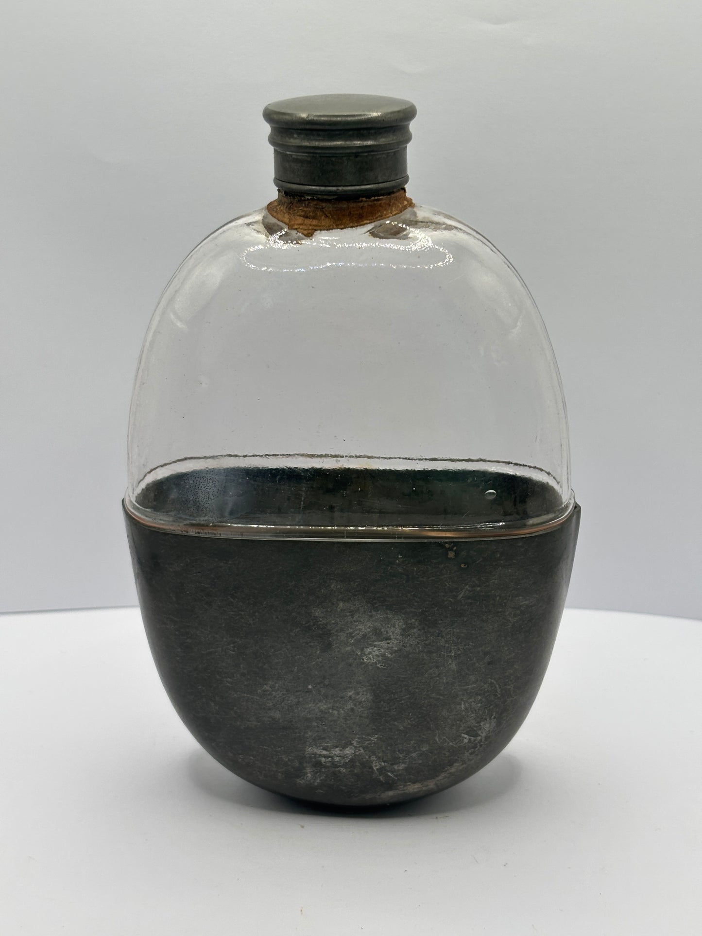 Old glass flask