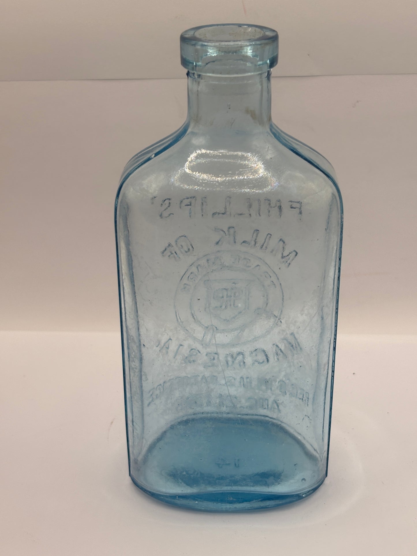 Old Blue milk of magnesia bottle