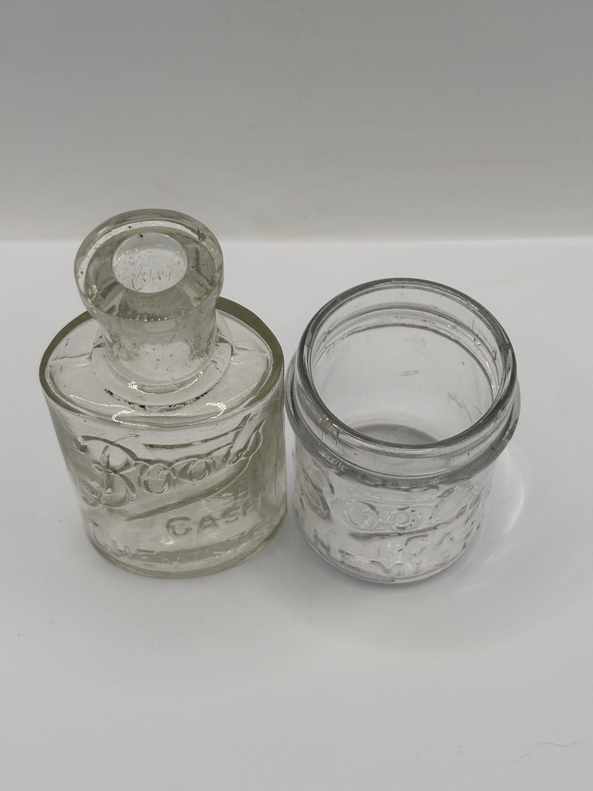 2 old Boots cash chemist bottles