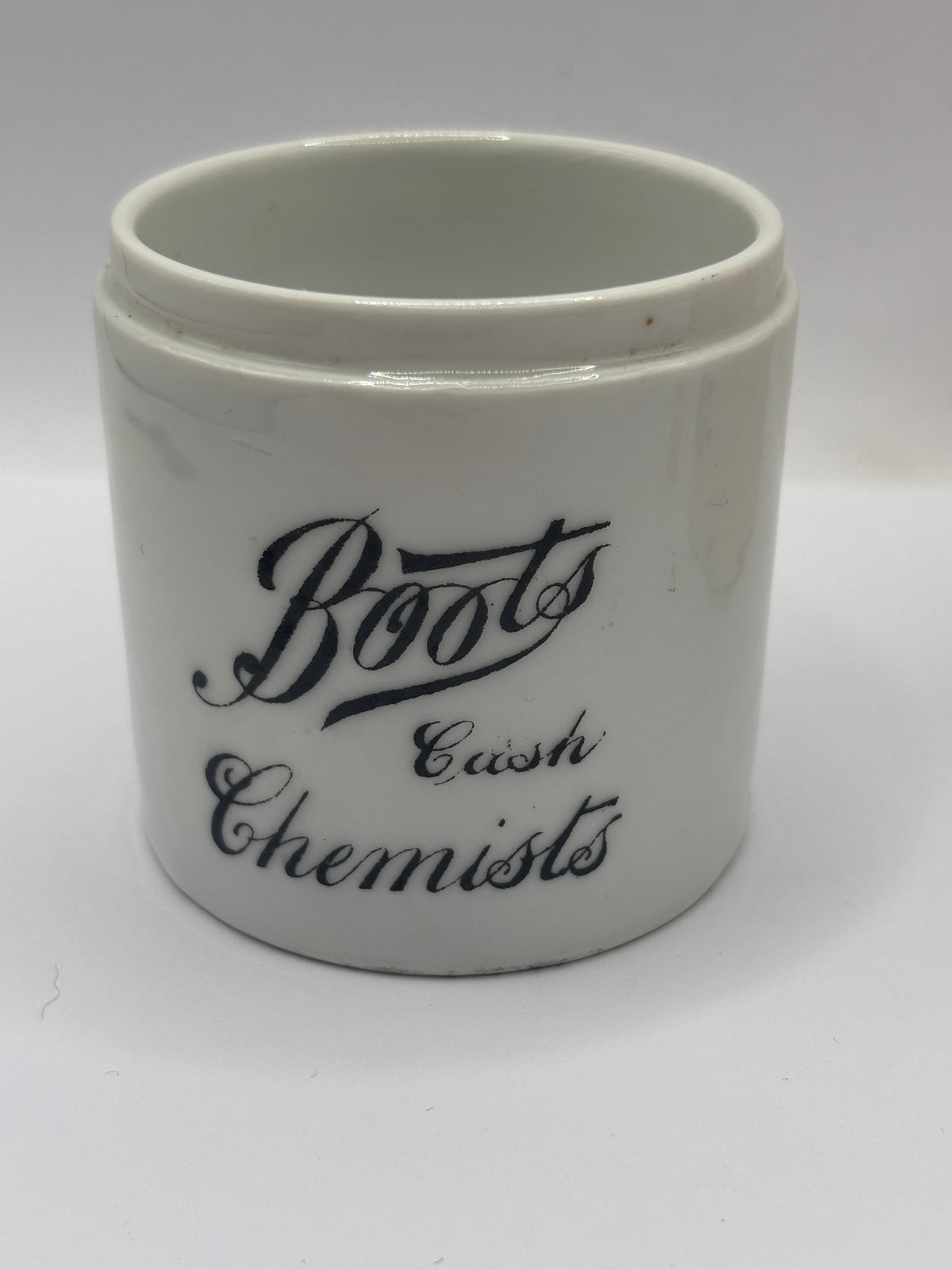 Old large Boots cash chemists advertising jar