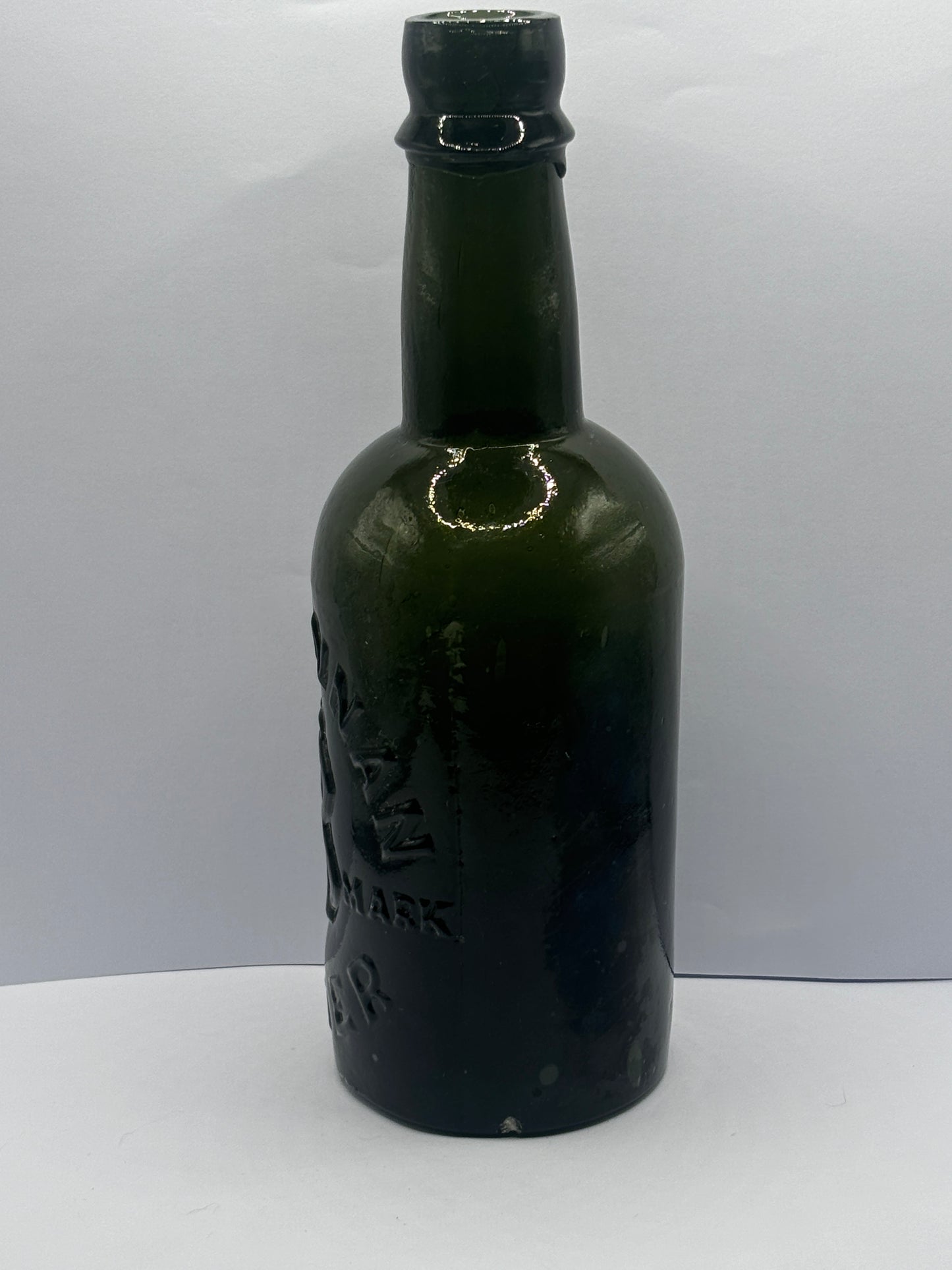 Old Walker beer bottle, SH BRANNAN