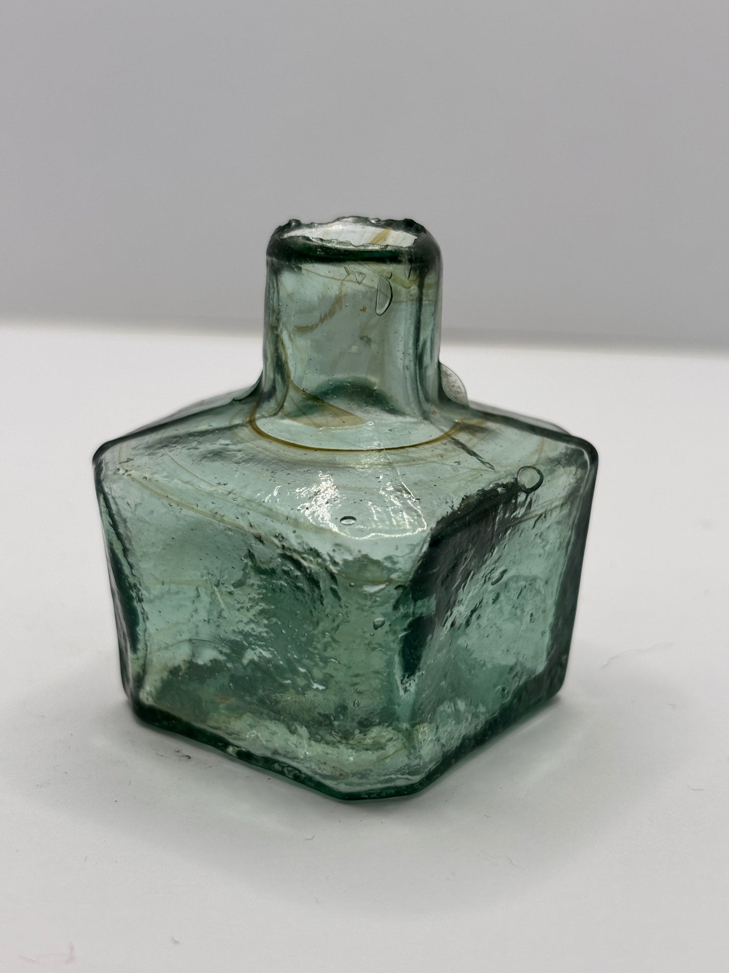 Old penny ink, inkwell. Swirly ink