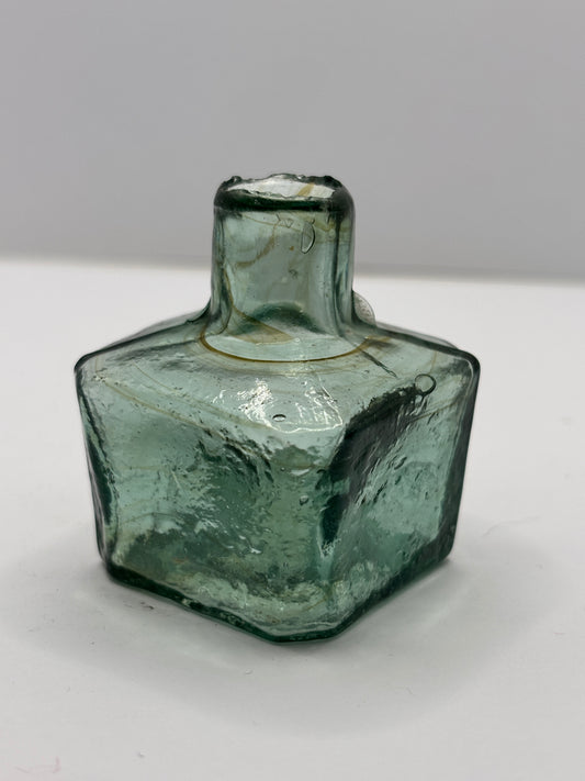 Old penny ink, inkwell. Swirly ink