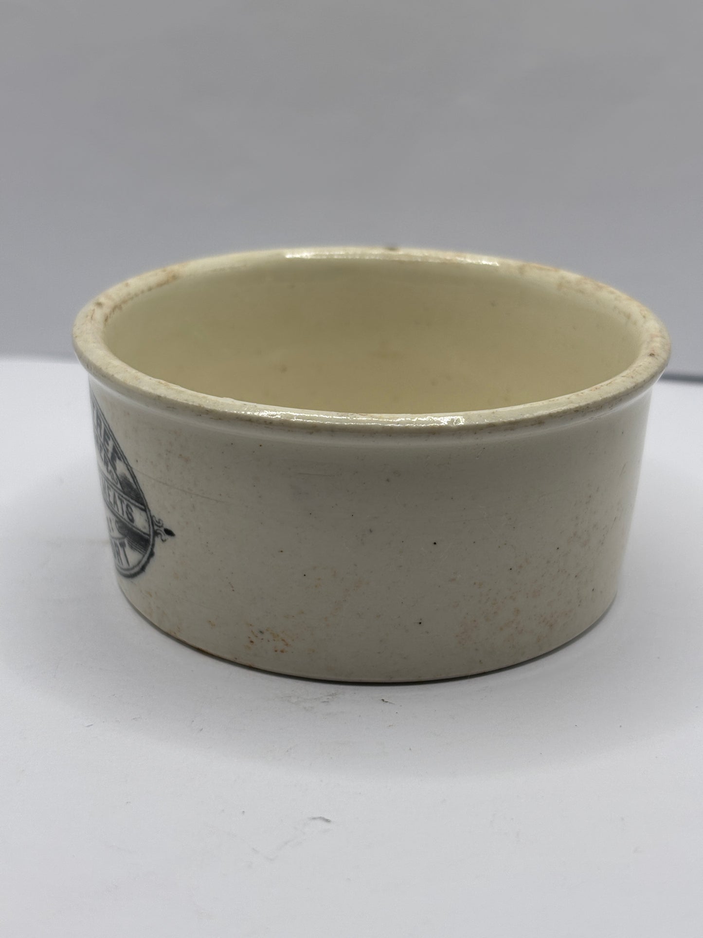 Plumtree home potted meats advertising pot