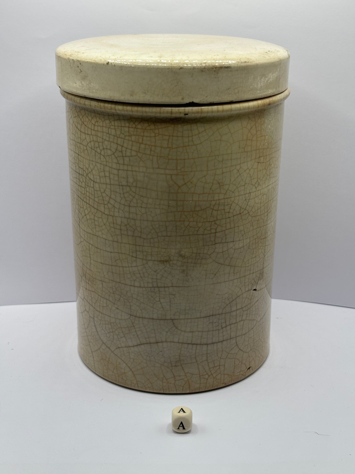 Old large size Duncan Flockhart Edinburgh & London pharmacy jar (A)
