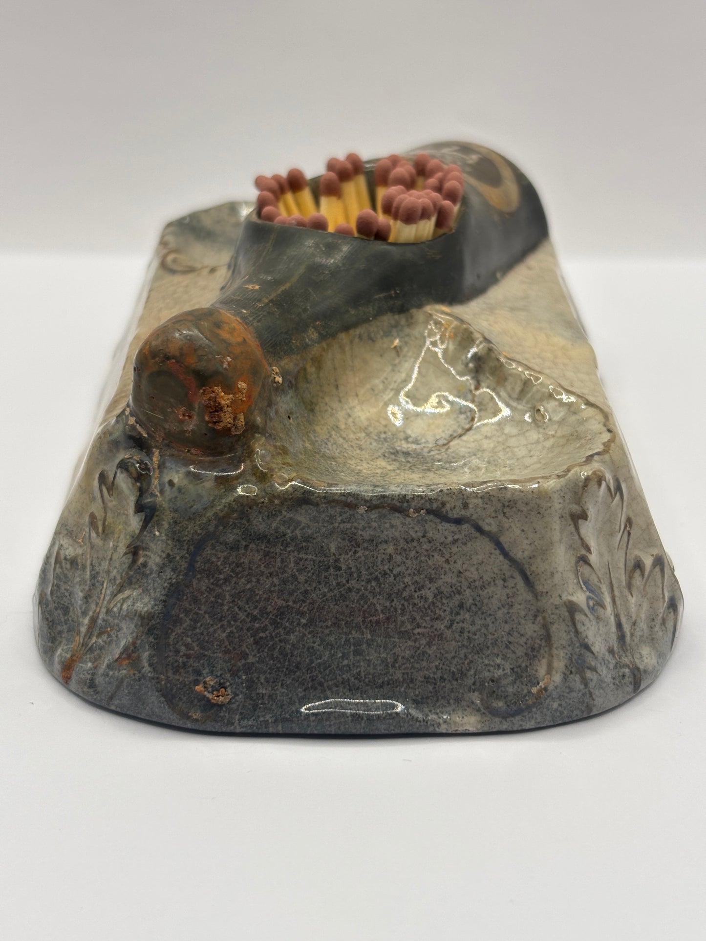 Old advertising match holder, Bulldog bottled beer