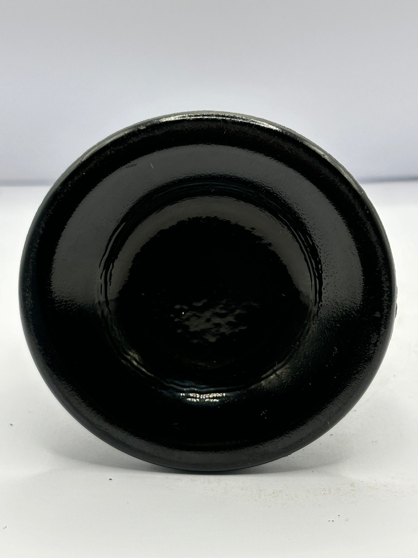 black glass matchstriker