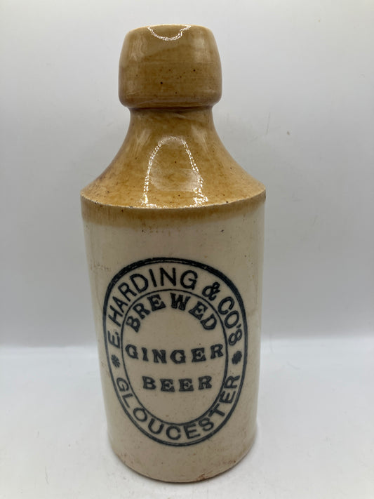 Stoneware ginger beer bottle, Gloucester