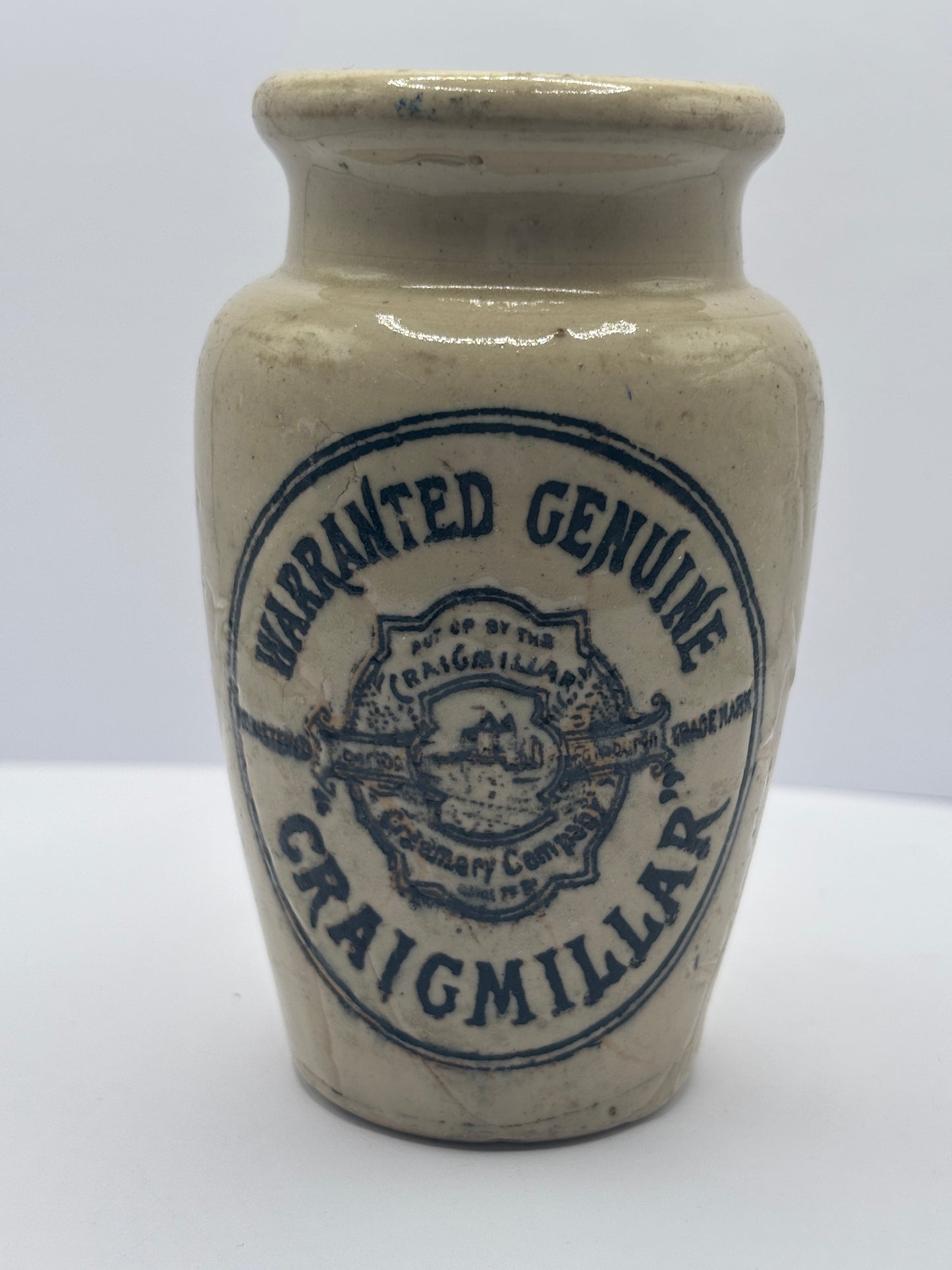 Crusty Old craigmillar stoneware cream pot