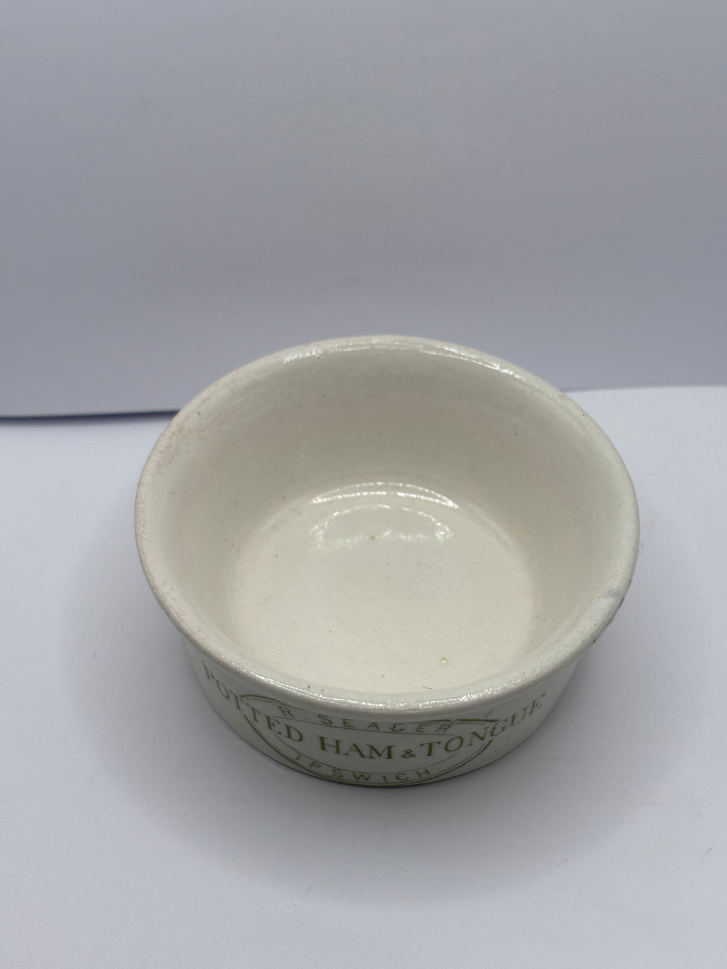 Old seagers meat paste pot, ham & tongue