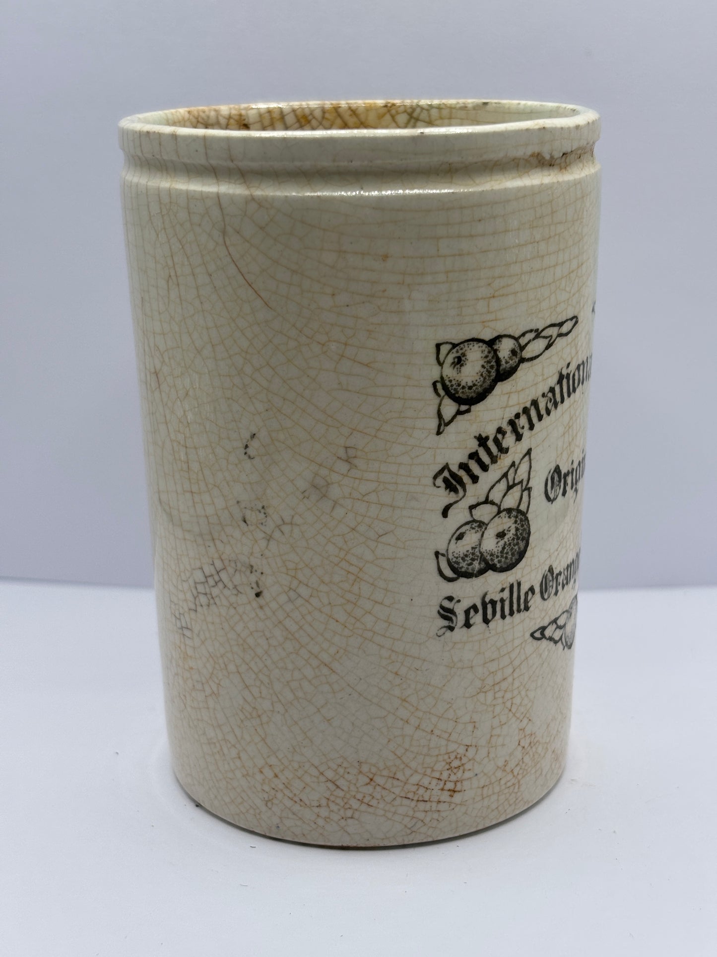 Old rare international stores marmalade pot, original seville orange marmalade