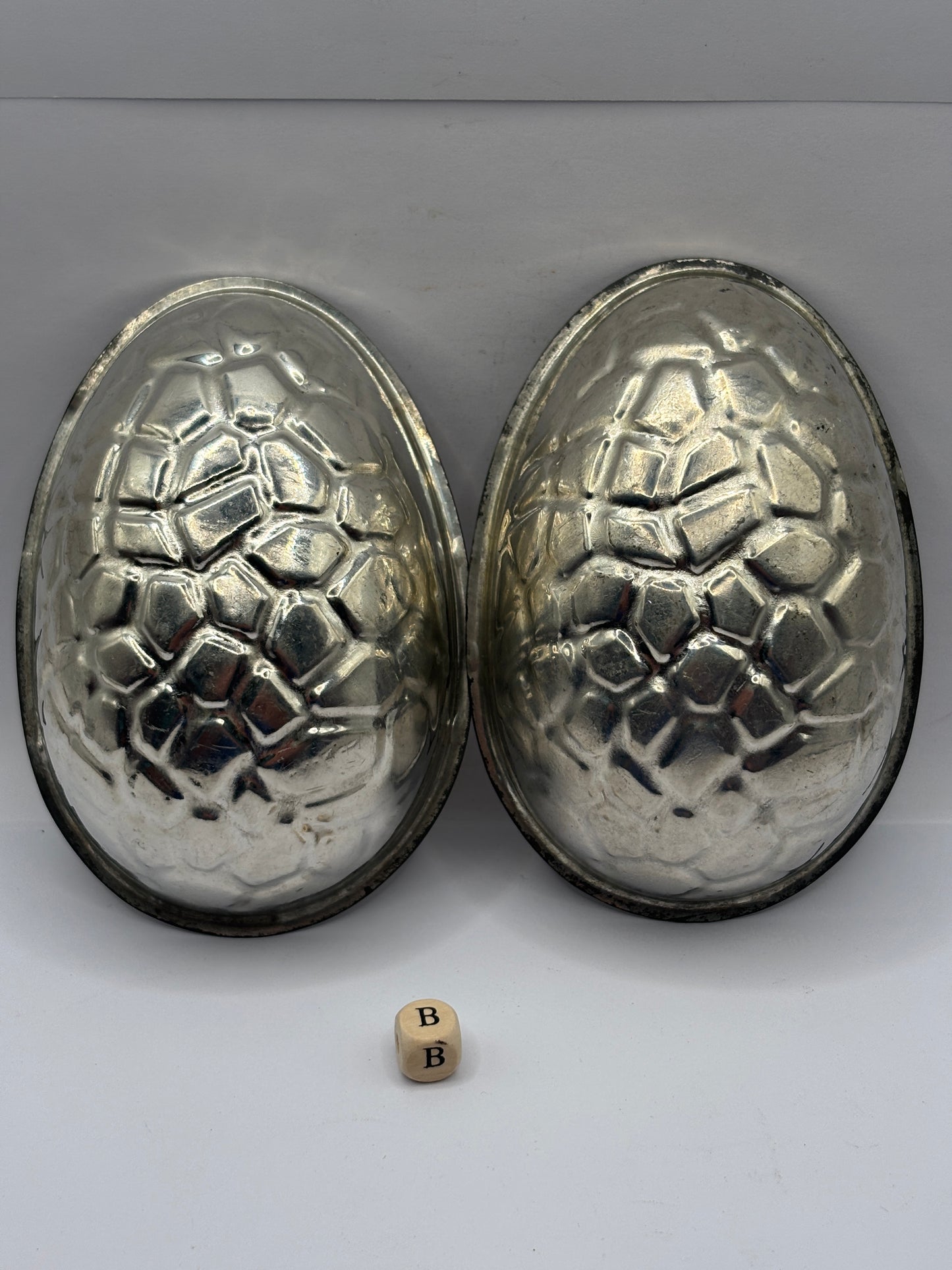 Vintage chocolate egg mold, easter egg mold (B)