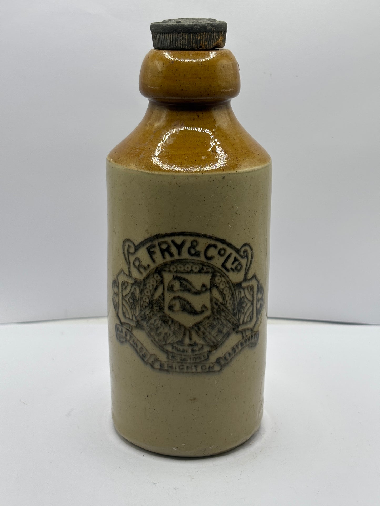 Old Frys ginger beer bottle