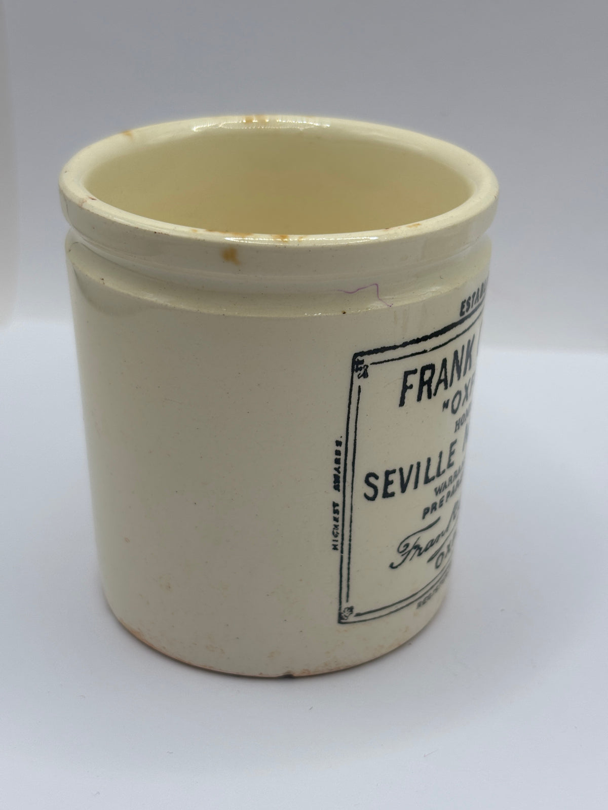 Old sample size frank coopers seville marmalade jar