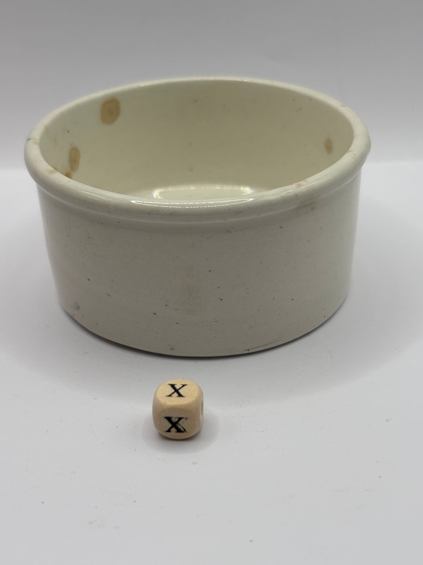 Old advertising shrimp paste pot. Mrs leadbetters home potted shrimps